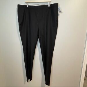 Nordstrom Men's Classic Black Tech Smart Dress Trousers